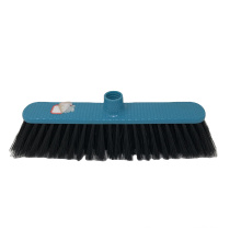 High Quality Cleaning Broom Head Soft Black Bristle Plastic Broom Replacement Broom Heads